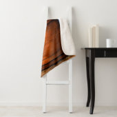 Liefde bloemen hier Violet Floral Sherpa Deken (In situ)