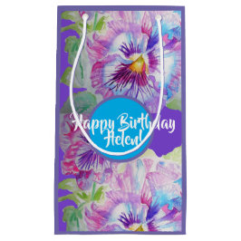 Liefde Bloemen Paarse Viooltjes bloemen Bloemencad Klein Cadeauzakje