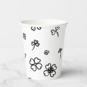 Liefde bloemen papieren bekers (Rechts)