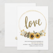 Liefde Bloemig Bericht van Uitstel van Afspraak Kaart (Voorkant / Achterkant)