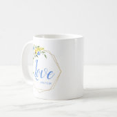Liefde Bloemig Koffiemok (Voorkant links)