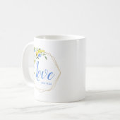Liefde Bloemig Koffiemok (Voorkant links)