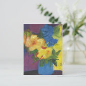 Liefde bloesems briefkaart (Staand voorkant)