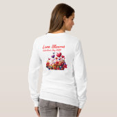 Liefde Blooms - Valentijnsdag 2024 T-shirt (Achterkant volledig)