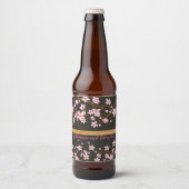 Liefde bloomt Cherry Blossom Bier Etiket (Voorkant)