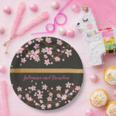 Liefde bloomt Cherry Blossom Papieren Bordje (Feest)