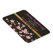 Liefde bloomt Cherry Blossom Save the Date Magneet (Rechterzijde)