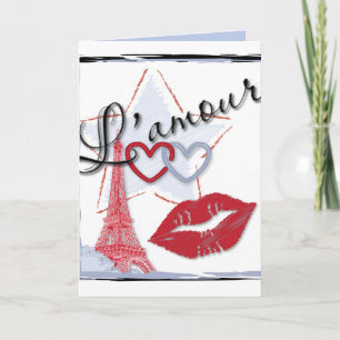 Liefde Blue Valentine's Card Feestdagen Kaart