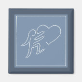 LIEFDE (BLUEBERRY) MAGNEET (Voorkant)