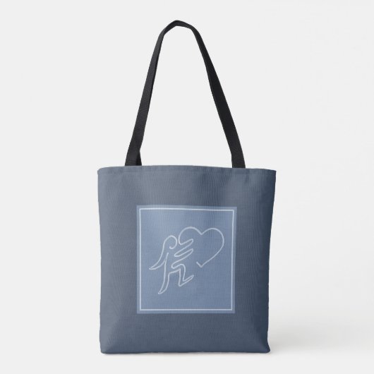 LIEFDE (BLUEBERRY) TOTE BAG (Achterkant)