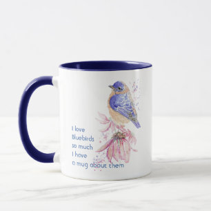 Liefde Bluebird Garden Birds zo'n fun Quote Mok