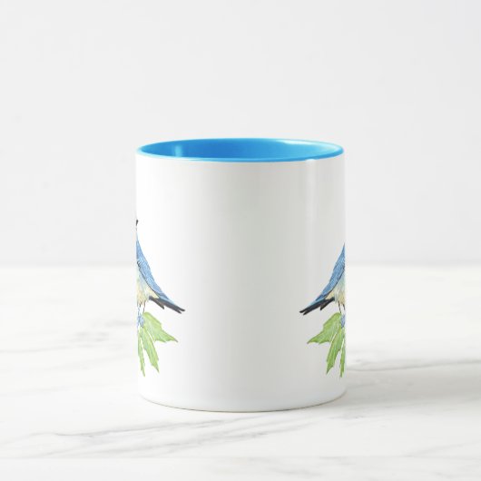 Liefde BLUEBIRDS zo veel als ik Mok van citaten vi (Midden)