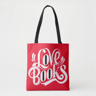 Liefde Boeken Kalligrafie Design Tote Bag