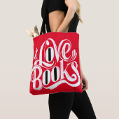 Liefde Boeken Kalligrafie Design Tote Bag (Dichtbij)
