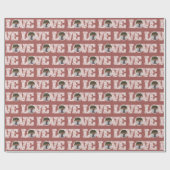Liefde Boho Regenboog Foto Inpakpapier (Vlak)