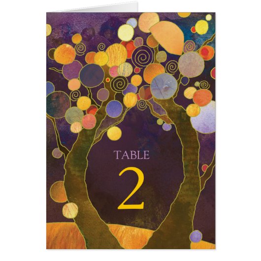 Liefde bomen Paarse weddenschappen (Voorkant)