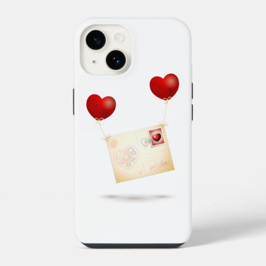 Liefde boodschap iPhone hoesje (Achterkant)