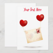 Liefde boodschap kaart (Voorkant / Achterkant)