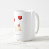 Liefde boodschap koffiemok (Voorkant rechts)