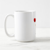Liefde boodschap koffiemok (Links)