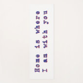 Liefde boodschap yogamat (Voorkant)