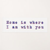 Liefde boodschap yogamat (Voorkant (horizontaal))