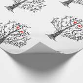 Liefde boom cadeaupapier (Hoek)