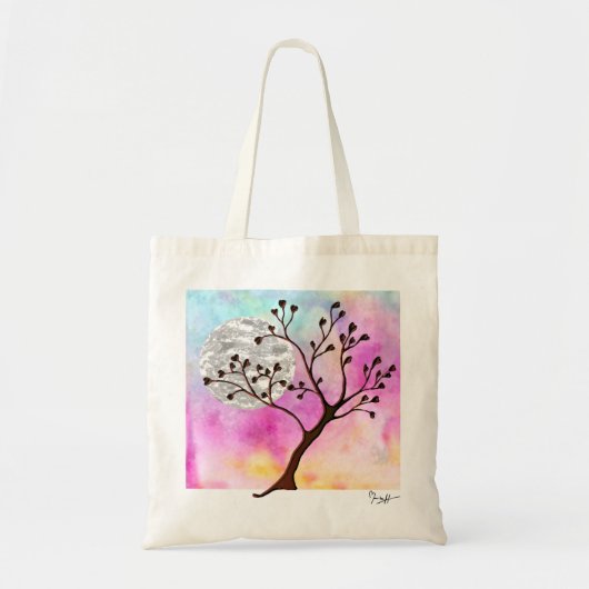 Liefde boom - hartverscheurende bladeren tote bag (Voorkant)