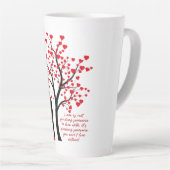 Liefde boom latte mok (Rechterhoek)