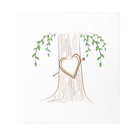 Liefde boom notitieblok (Voorkant)