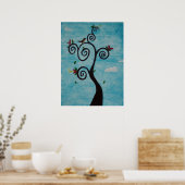 Liefde boom poster (Keuken)