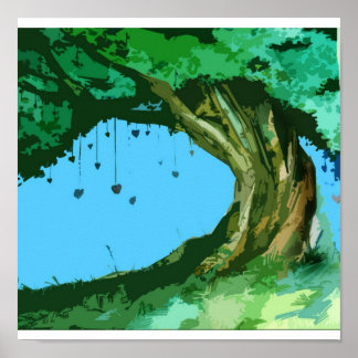 Liefde boom poster