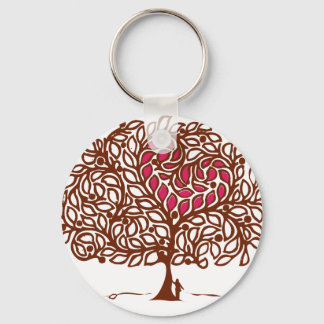 Liefde boom sleutelhanger