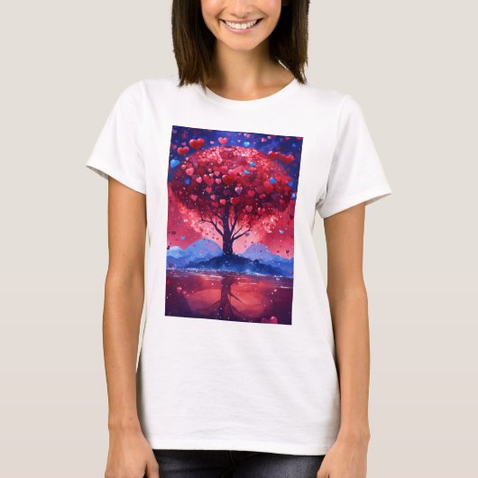 Liefde boom t-shirt (Voorkant)