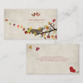 Liefde boom visitekaartje (Voorkant / Achterkant)