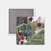 Liefde boom, Zhonghe - Yunnan, China Magneet (Voorkant / Achterkant)