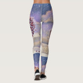 Liefde boomtakken met rode harten Leggings (Achterkant)