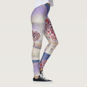 Liefde boomtakken met rode harten Leggings (Rechts)