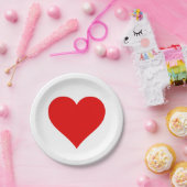 Liefde - Borden voor hartpapier Papieren Bordje (Feest)