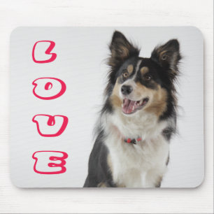Liefde Border Collie Puppy Hond Muismat