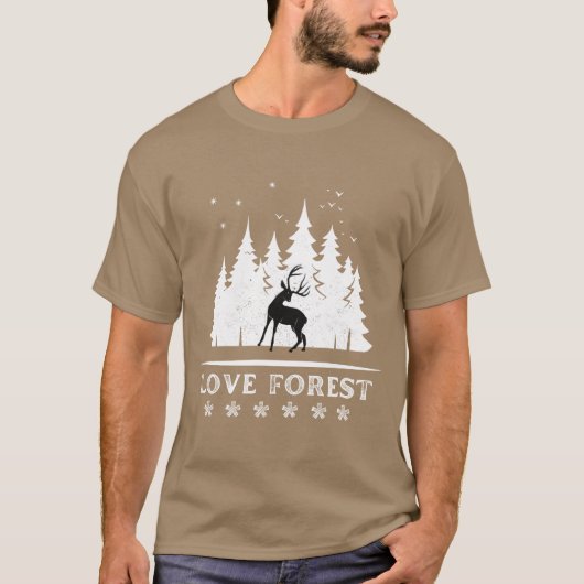 Liefde bos meisje t-shirt (Voorkant)