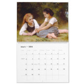Liefde, Bouguereau doe-het-zelf kalender (Mar 2026)