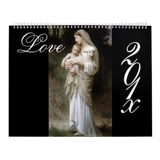 Liefde, Bouguereau doe-het-zelf kalender (Hoes)