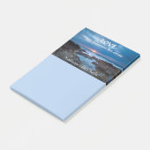 Liefde bouwt bruggen, aangepast na-it notities post-it® notes (Schuin)