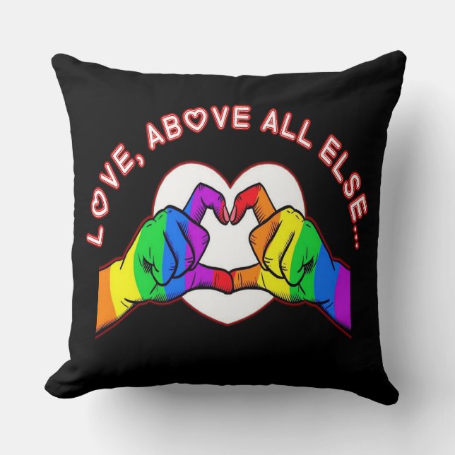 Liefde boven al het andere Sierkussen (Voorkant)