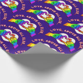 Liefde boven alles anders cadeaupapier (Hoek)