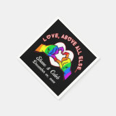 Liefde boven alles anders servet (Hoek)