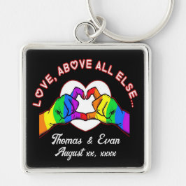 Liefde boven alles anders sleutelhanger