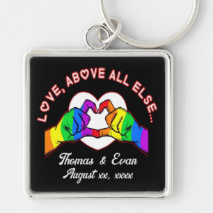 Liefde boven alles anders sleutelhanger