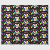 Liefde boven alles, zwart cadeaupapier (Vlak)